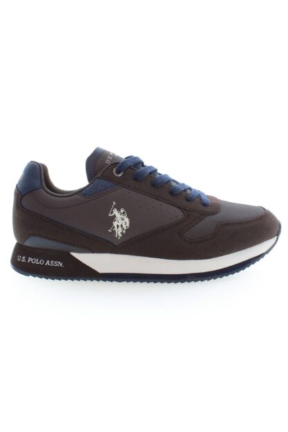 U.S. POLO ASSN. - Brown Polyester Men Sneaker