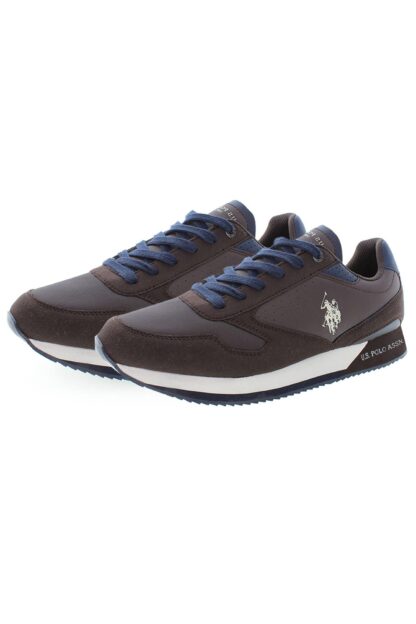 U.S. POLO ASSN. - Brown Polyester Men Sneaker