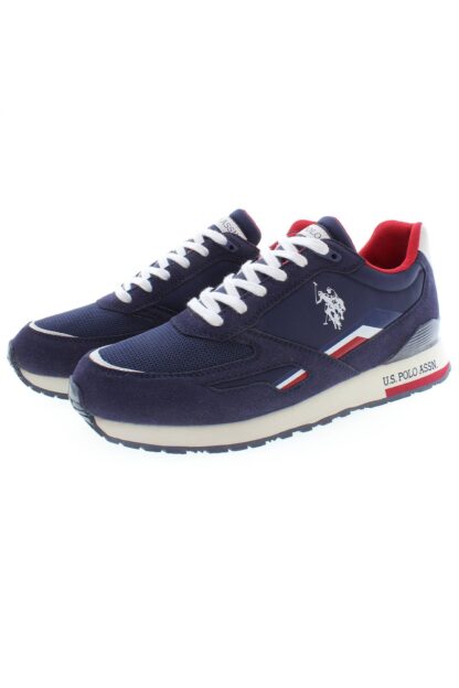 U.S. POLO ASSN. - Blue Polyester Men Sneaker