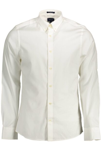 Gant - White Organic Cotton Men Shirt