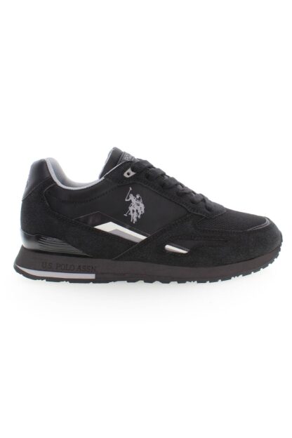 U.S. POLO ASSN. - Black Polyester Men Sneaker