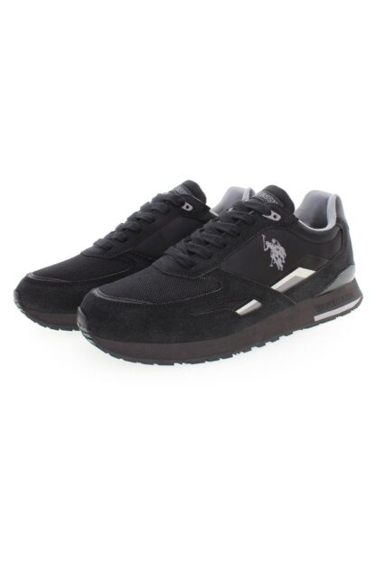 U.S. POLO ASSN. - Black Polyester Men Sneaker