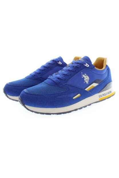 U.S. POLO ASSN. - Blue Polyester Men Sneaker