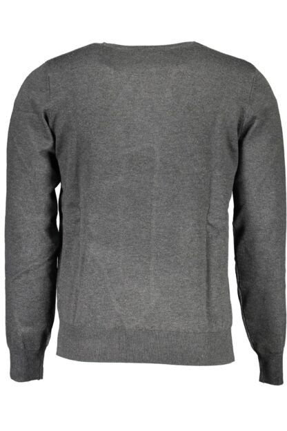 U.S. Grand Polo - Gray Viscose Men Sweater