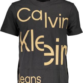 Calvin Klein - Black Cotton Men T-Shirt