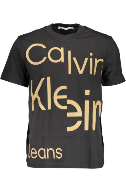 Calvin Klein - Black Cotton Men T-Shirt