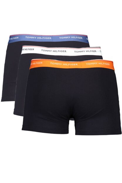 Tommy Hilfiger - Black Cotton Men Trunk