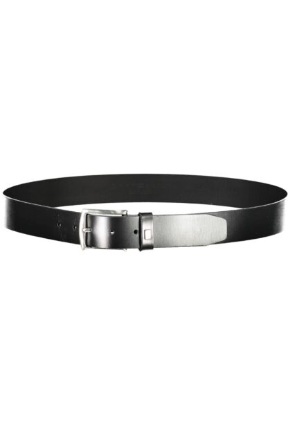 Tommy Hilfiger - Black Leather Men Belt