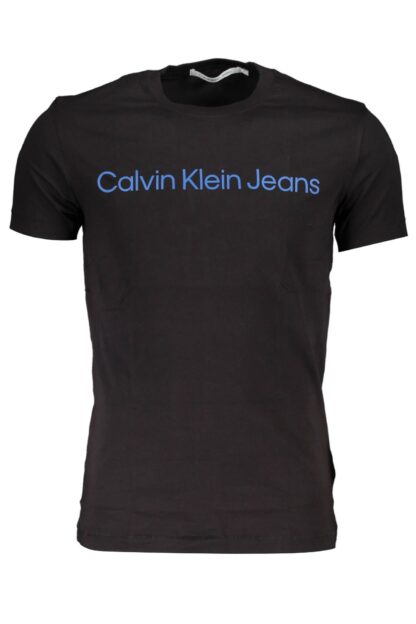 Calvin Klein - Black Cotton Men T-Shirt