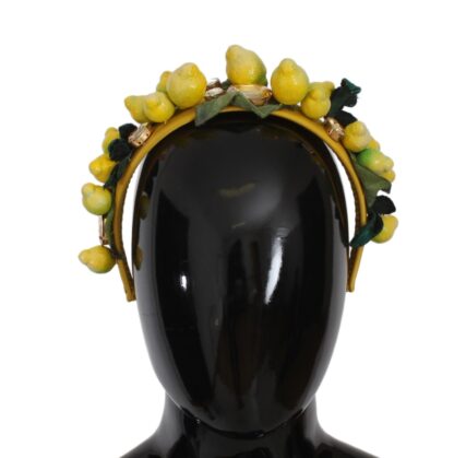 Dolce & Gabbana - Exquisite Silk Crystal Lemon Headband Diadem