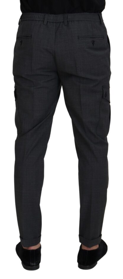 Dolce & Gabbana - Elegant Checkered Slim Fit Cargo Pants