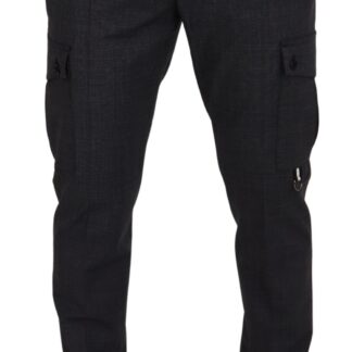 Dolce & Gabbana - Elegant Slim Fit Chinos In Light Blue