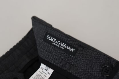 Dolce & Gabbana - Elegant Checkered Slim Fit Cargo Pants