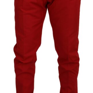 Dolce & Gabbana - Slim Fit Bordeaux Jeans - Italian Luxury