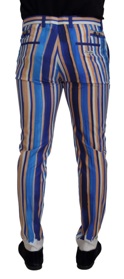 Dolce & Gabbana - Sleek Striped Slim Fit Chinos