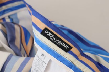 Dolce & Gabbana - Sleek Striped Slim Fit Chinos