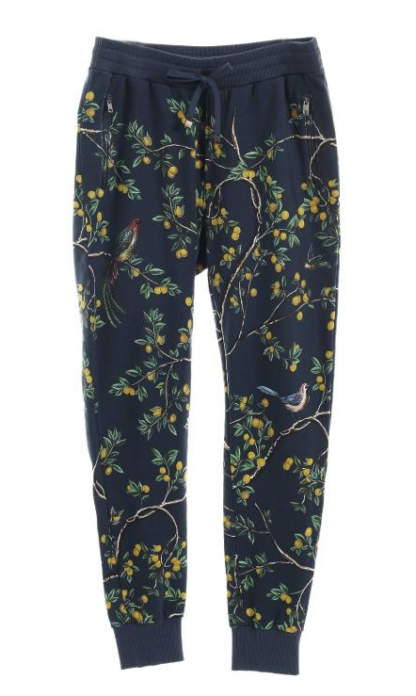 Dolce & Gabbana - Lemon and Birds Print Cotton Pants