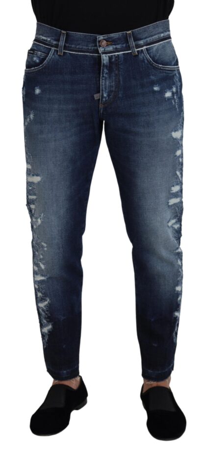 Dolce & Gabbana - Elegant Blue Wash Regular Fit Jeans