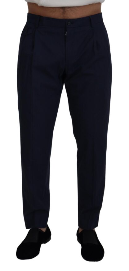 Dolce & Gabbana - Chic Slim Fit Chinos in Blue