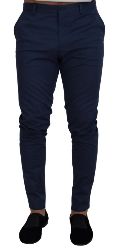 Dolce & Gabbana - Elegant Slim Fit Chinos in Blue