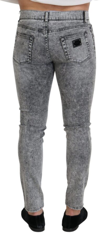 Dolce & Gabbana - Chic Slim Fit Gray Denim