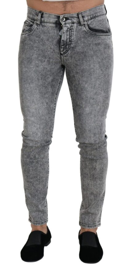 Dolce & Gabbana - Chic Slim Fit Gray Denim