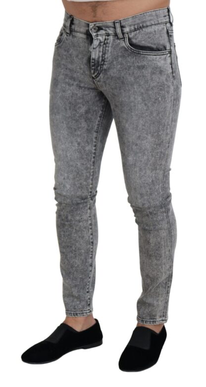 Dolce & Gabbana - Chic Slim Fit Gray Denim