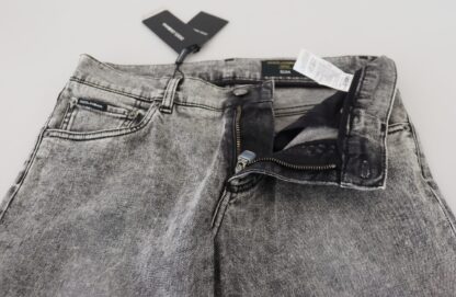 Dolce & Gabbana - Chic Slim Fit Gray Denim