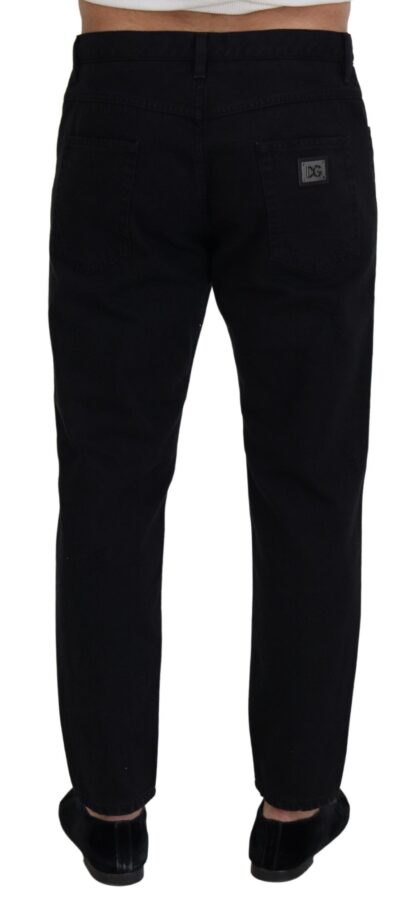 Dolce & Gabbana - Elegant Black Loose Fit Italian Jeans