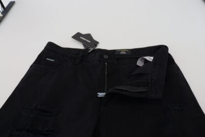 Dolce & Gabbana - Elegant Black Loose Fit Italian Jeans