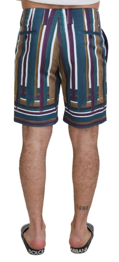 Dolce & Gabbana - Chic Multicolor Chino Shorts - Regular Fit