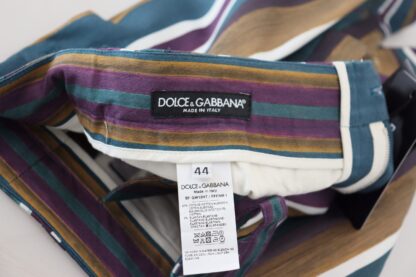 Dolce & Gabbana - Chic Multicolor Chino Shorts - Regular Fit