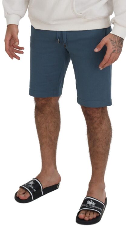 Dolce & Gabbana - Elegant Blue Bermuda Shorts - Regular Fit