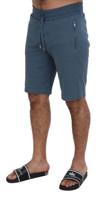 Dolce & Gabbana - Elegant Blue Bermuda Shorts - Regular Fit