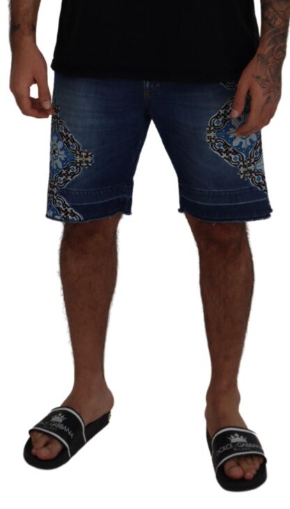 Dolce & Gabbana - Elegant Slim Fit Denim Shorts