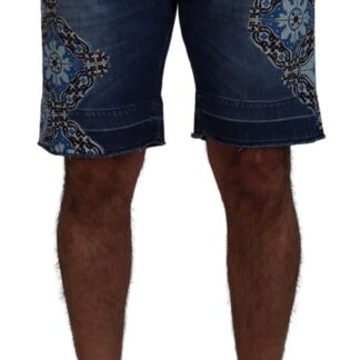 Dolce & Gabbana - Elegant Blue Bermuda Shorts - Regular Fit