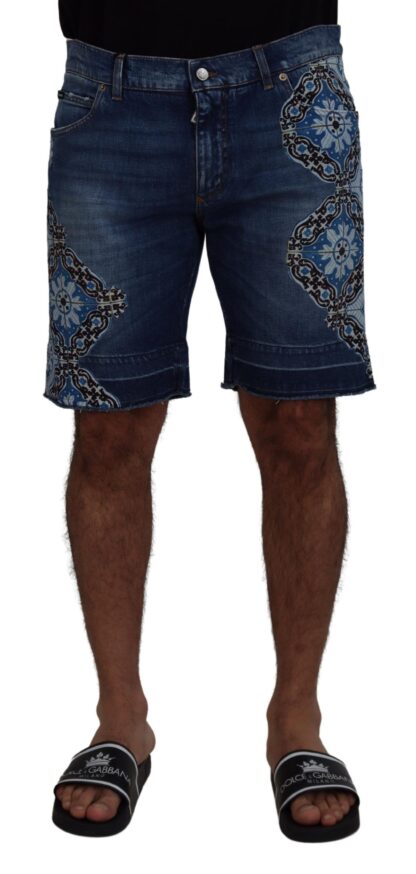 Dolce & Gabbana - Elegant Slim Fit Denim Shorts