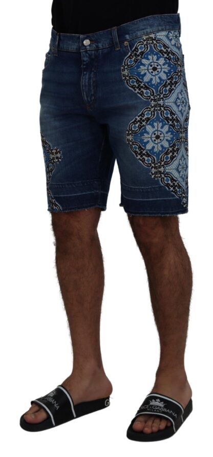 Dolce & Gabbana - Elegant Slim Fit Denim Shorts