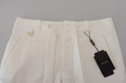 Dolce & Gabbana - Elegant White Chino Shorts