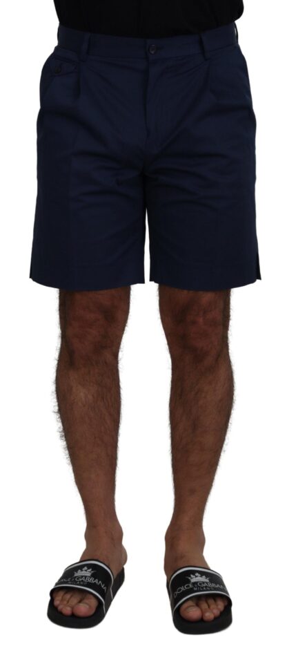 Dolce & Gabbana - Elegant Blue Chino Shorts – Regular Fit