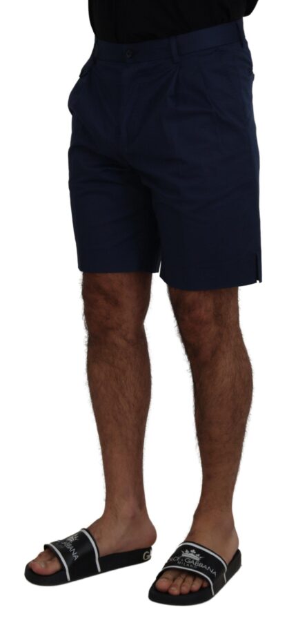 Dolce & Gabbana - Elegant Blue Chino Shorts – Regular Fit