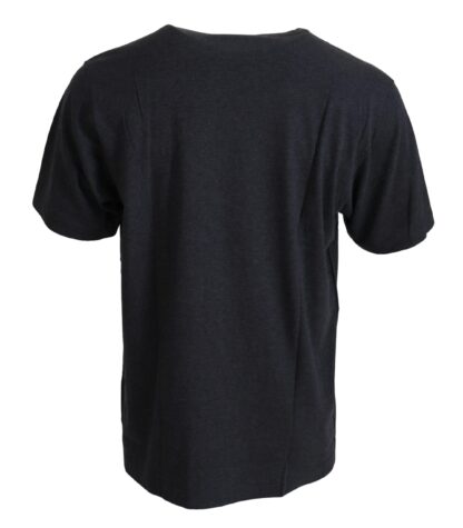 Dolce & Gabbana - Elegant Gray Motive Crew Neck T-Shirt