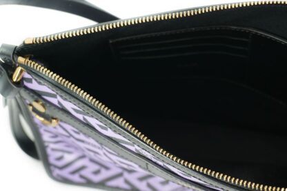 Versace - Exquisite Violet & Black Signature Shoulder Bag