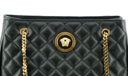 Versace - Elegant Quilted Nappa Leather Tote Bag