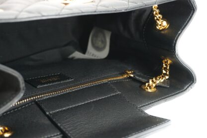 Versace - Elegant Quilted Nappa Leather Tote Bag