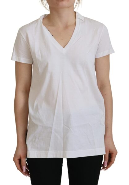 Dolce & Gabbana - Elegant White Cotton Top Tee