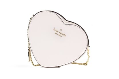 Kate Spade - Love Shack Light Rose Mini Leather Chain Heart Crossbody Handbag