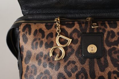 Dolce & Gabbana - Elegant Leopard Sicily Shoulder Bag