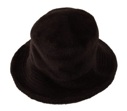 Dolce & Gabbana - Elegant Alpaca Wool Brown Bucket Hat