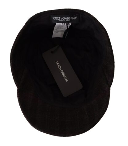 Dolce & Gabbana - Elegant Brown Newsboy Cap